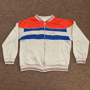 Vintage 80’s Adidas Full Zip Sweater